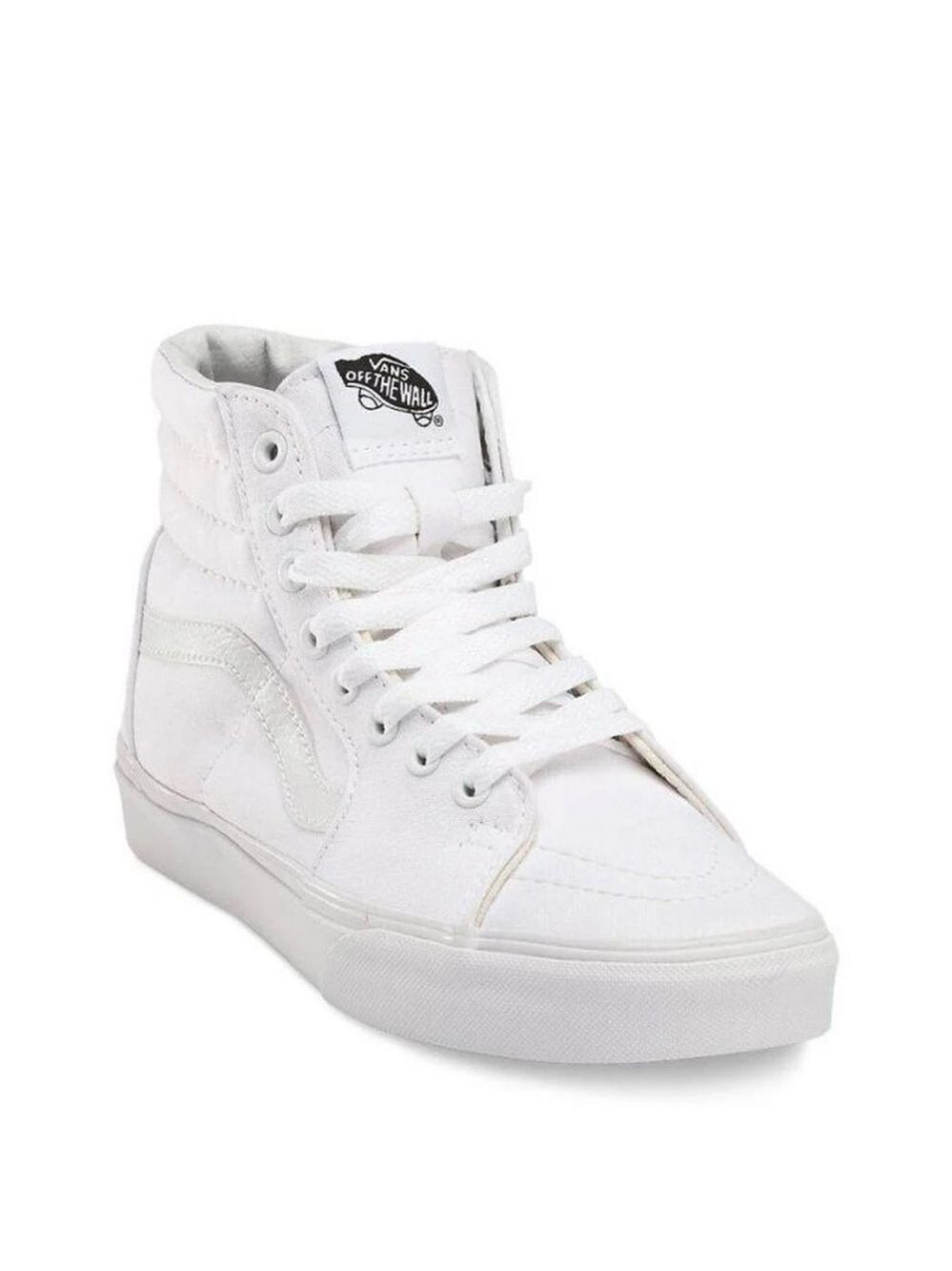 Vans Unisex Sk8-Hi True White Lace Up High Top Shoes - new